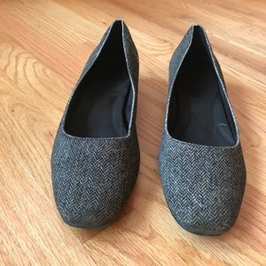 Grey and Black dress flats